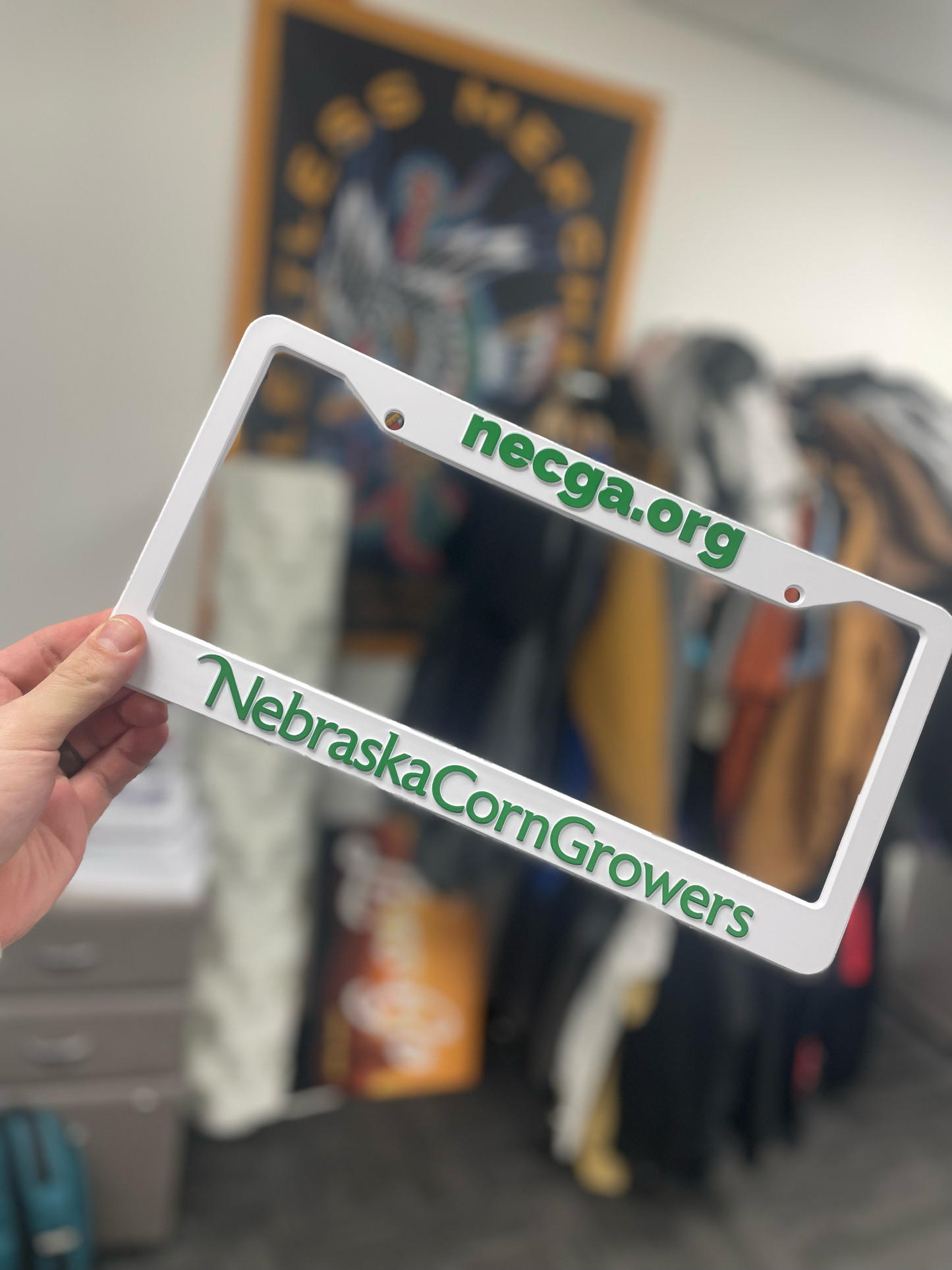 NeCGA License Plate Frame